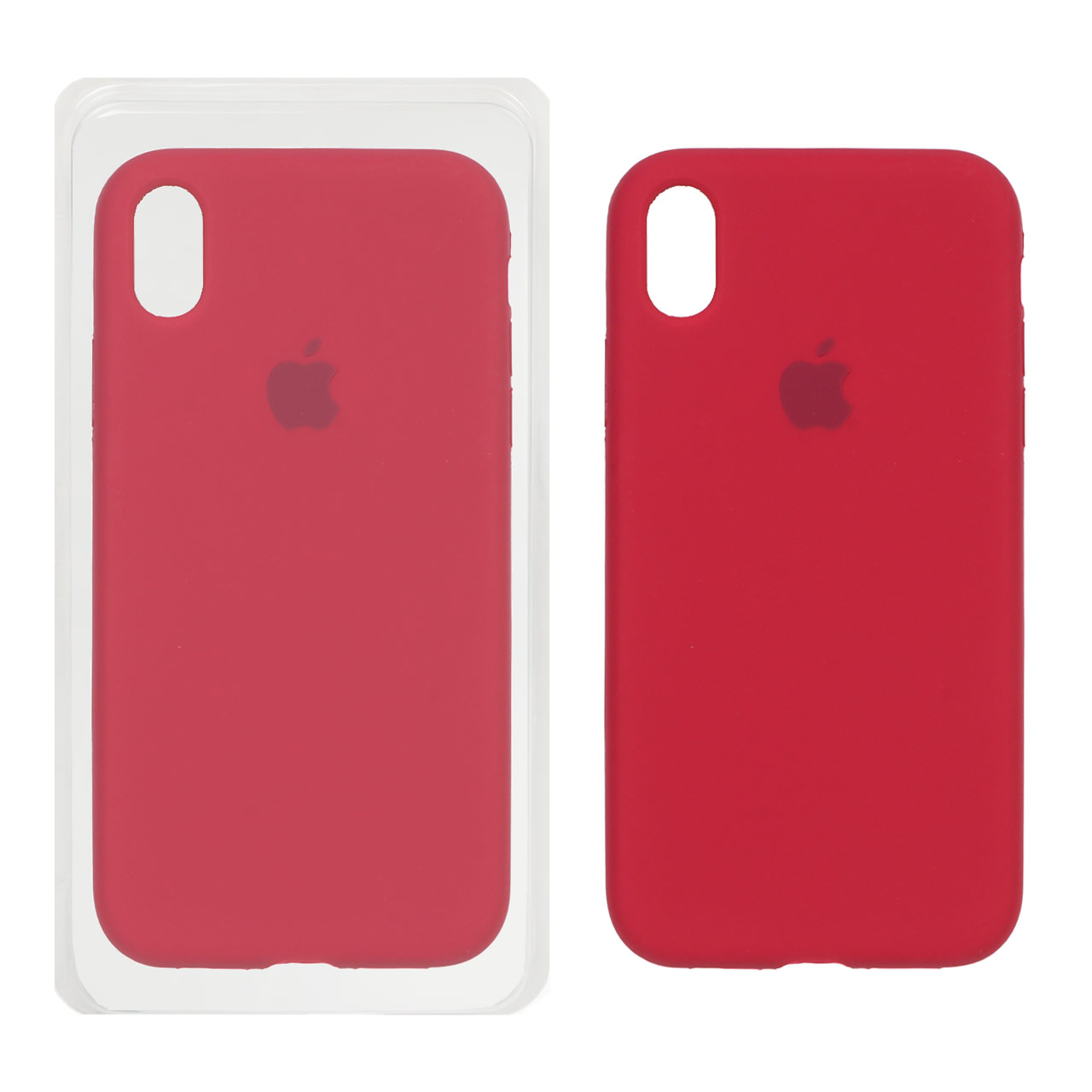 قاب سیلیکونی پاک کنی اورجینال Apple iPhone XR - آلبالویی (پک اصلی)